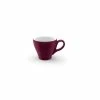 DIBBERN Solid Color Espresso Obertasse Classico In Bordeaux 90 Ml