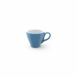 DIBBERN Solid Color Espresso Obertasse Classico In Vintage Blue 90 Ml