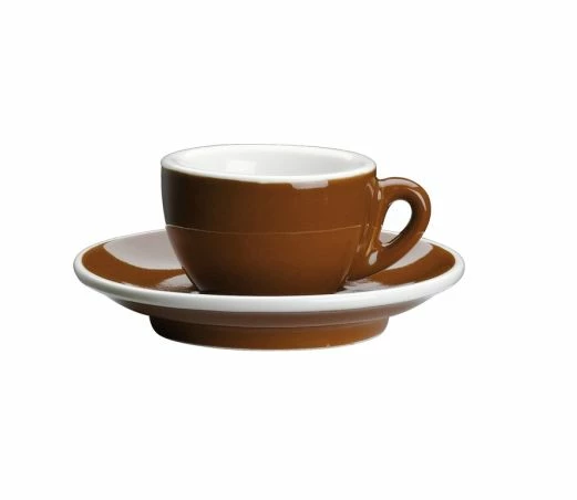 CILIO Espressotasse Roma Mit Untertasse In Marone 1 CILIO Espressotasse Roma Mit Untertasse In Marone