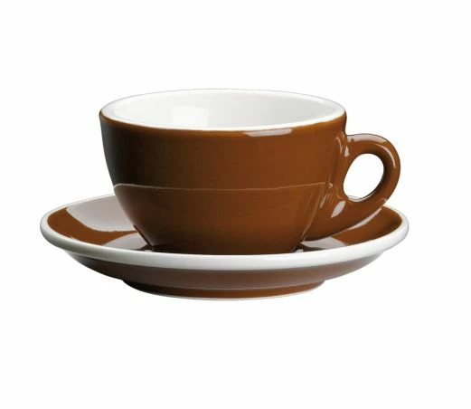 CILIO Cappuccinotasse Roma Mit Untertasse In Marone 1 CILIO Cappuccinotasse Roma Mit Untertasse In Marone