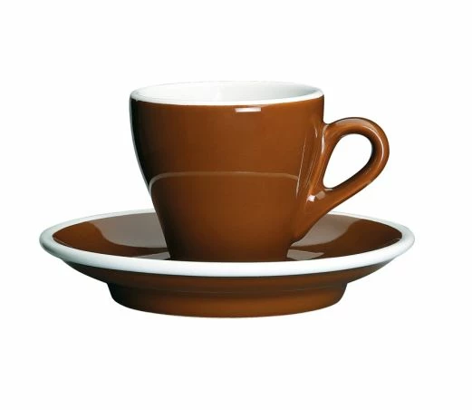 CILIO Espressotasse Milano Mit Untertasse In Marone 1 CILIO Espressotasse Milano Mit Untertasse In Marone